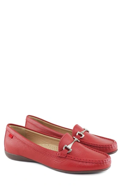 Shop Marc Joseph New York Richmond Street Loafer In Red Grainy