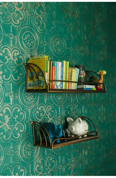 Wallpops Egon Paintable Textured Vinyl Peel & Stick Wallpaper In White