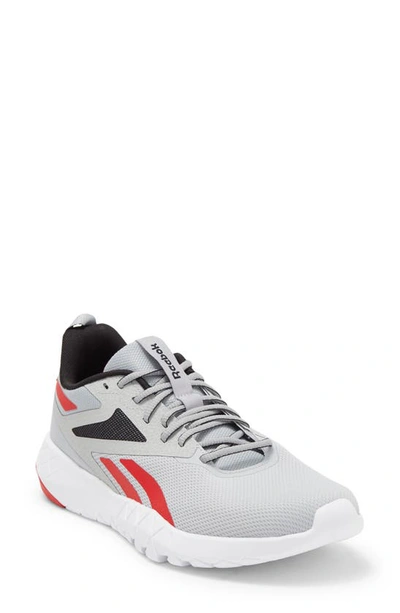Reebok Flexagon 4 Training Shoes In Pure Grey 3/core Black/vector Red | ModeSens