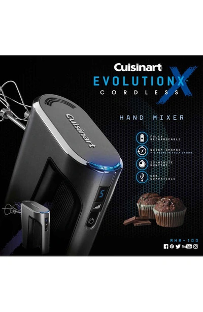 Shop Cuisinart Evolution X Cordless Hand Mixer In Silver