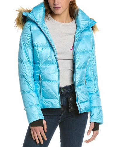 Shop Skea Elsa Down Jacket In Blue