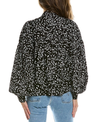 Ted Baker Bow Neck Blouse In Black