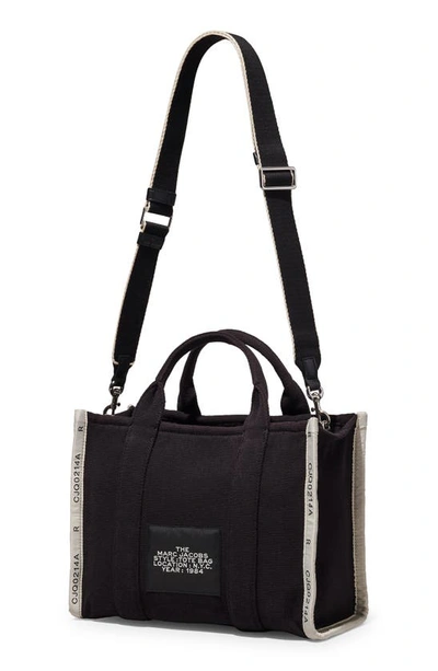 Marc Jacobs The Jacquard Medium Tote Bag In Black