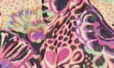 Shop A.l.c Waverly Cutout Halter Neck Silk Midi Dress In Orchid Multi