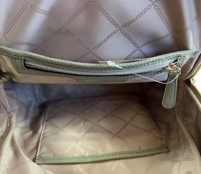 Michael Kors Women's Erin Ebbled Leather Zi Backack In Beige