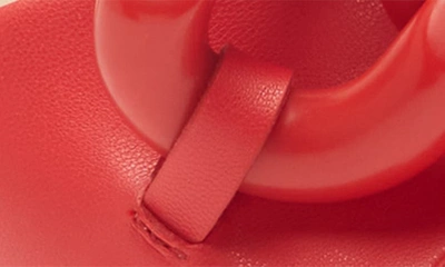Shop Stella Mccartney Falabella Chain Slide Sandal In 6309 - Red