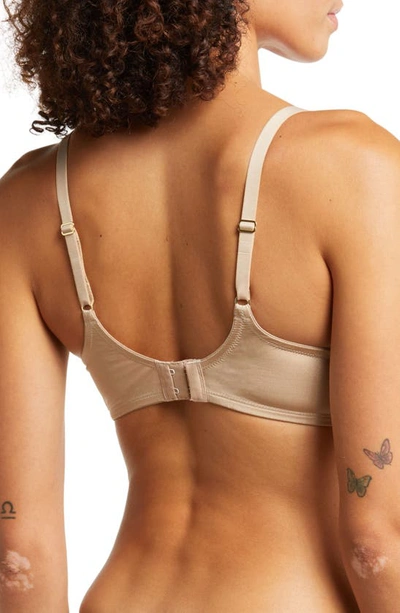 Natori Side Effect Contour Underwire T-shirt Everyday Bra (30ddd) Women's In Cafe