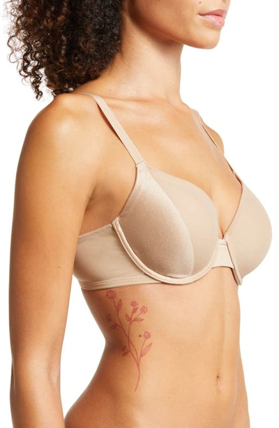 Natori Side Effect Contour Underwire T-shirt Everyday Bra (30ddd) Women's In Cafe