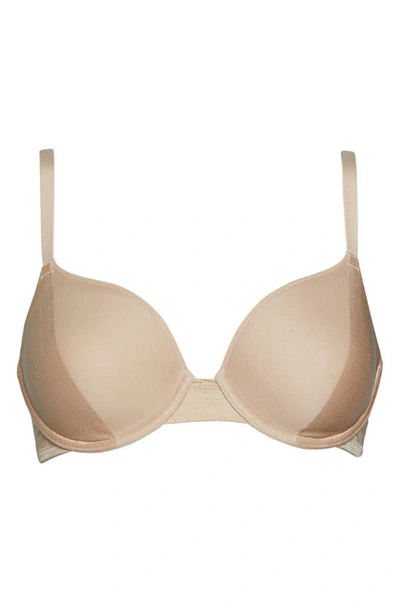 Natori Side Effect Contour Underwire T-shirt Everyday Bra (30ddd) Women's In Cafe
