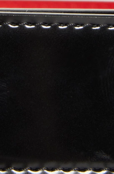 Shop Christian Louboutin Crystal Pavé Cl Logo Buckle Leather Belt In Black/ Silverristal