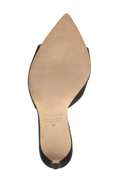 Shop L Agence Pointed Toe Sandal In Black