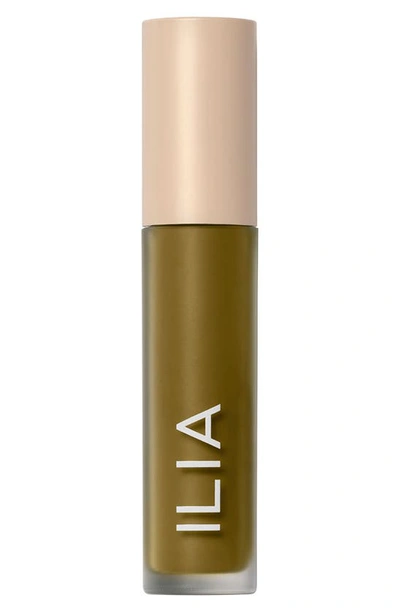 Ilia Liquid Powder Eye Shadow Tint Juniper 0.12 oz / 3.5 ml In Olive Green