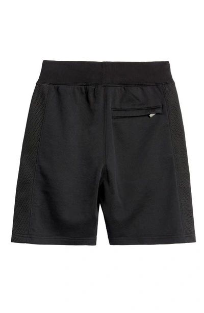 Shop Psycho Bunny Kids' Wilkes Cotton Sweat Shorts In Black