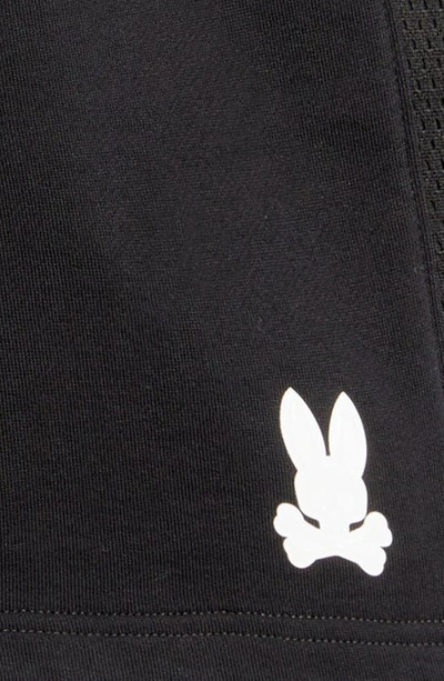 Shop Psycho Bunny Kids' Wilkes Cotton Sweat Shorts In Black