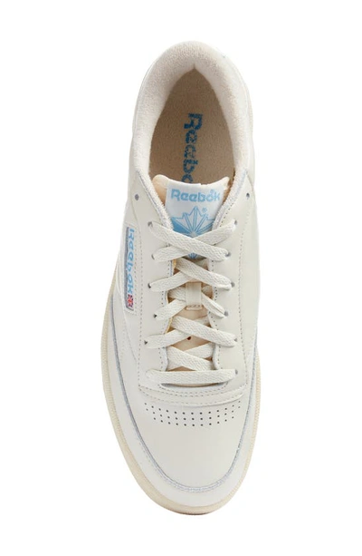 Shop Reebok Club C 85 Vintage Sneaker In Chalk/ Alabaster/ Essential Bl