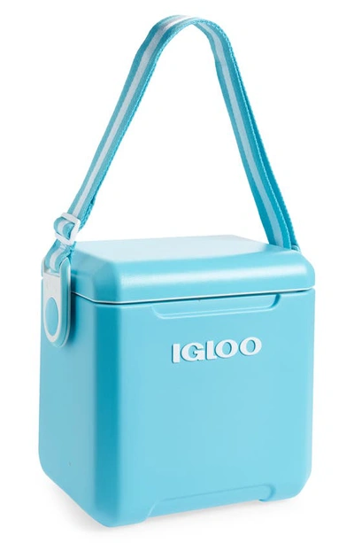Shop Igloo Cotton Candy Tagalong 11-quart Cooler In Turquoise