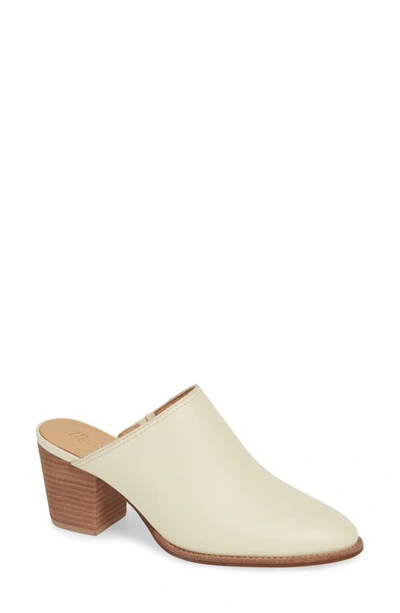 Shop Madewell The Harper Mule In Vintage Canvas Leather