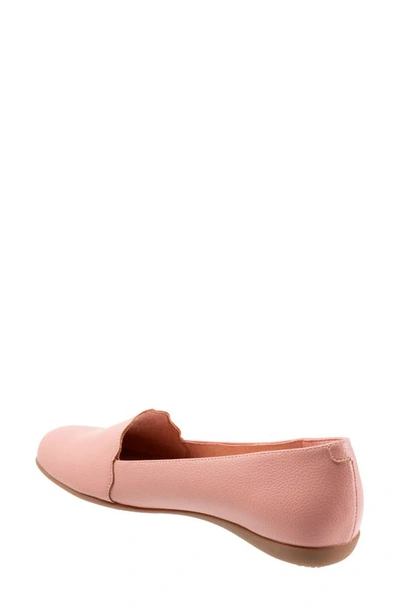 Shop Trotters Sage Flat In Dusty Pink