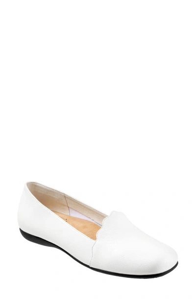 Shop Trotters Sage Flat In White