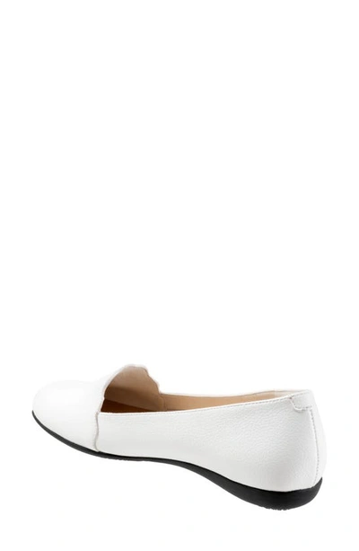 Shop Trotters Sage Flat In White