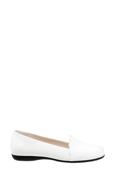 Shop Trotters Sage Flat In White