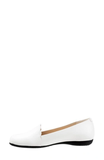 Shop Trotters Sage Flat In White