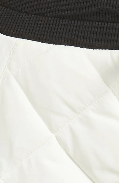 Shop Alo Yoga Alo Warming Airbrush High-waist Puffer Pants In Black/ivory