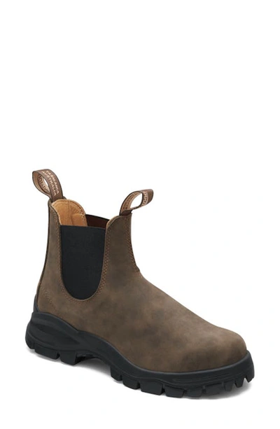 Shop Blundstone Footwear Chelsea Boot In Rustic Brown