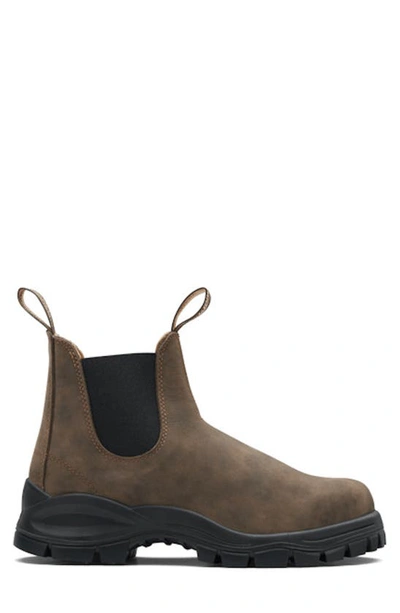 Shop Blundstone Footwear Chelsea Boot In Rustic Brown