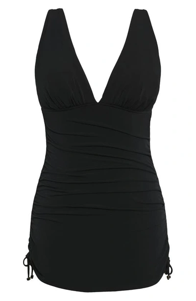 Magicsuit Solid Celine Convertible One Piece Swimsuit In Black