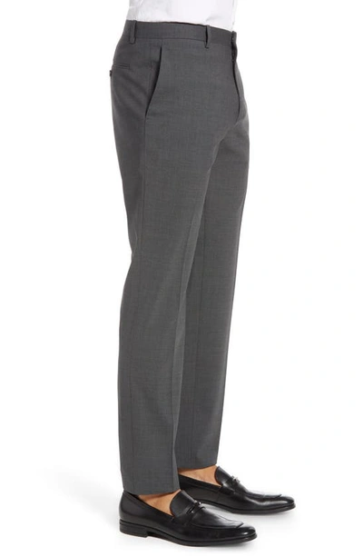 Theory Mayer New Tailor 2 Wool Dress Pants In Charcoal