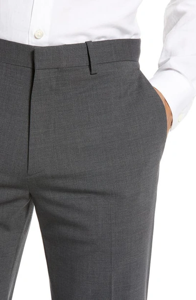 Theory Mayer New Tailor 2 Wool Dress Pants In Charcoal
