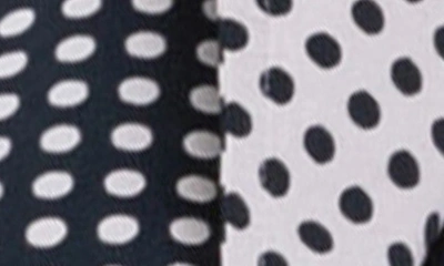 Akris Punto Polka Dot Reversible Jacket In Black Cream