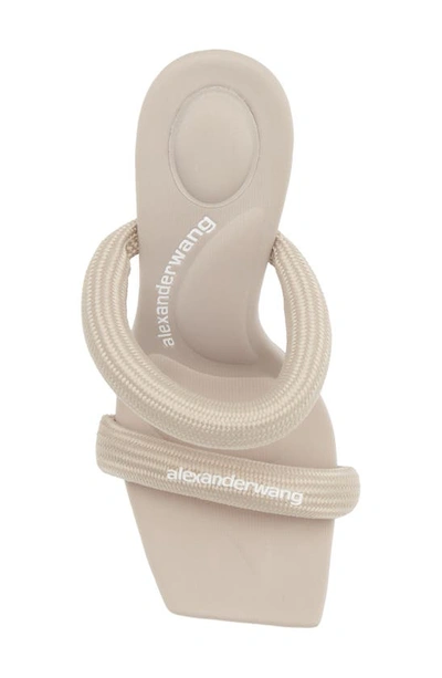 Alexander Wang Julie Padded Slide Sandal In Simply Taupe
