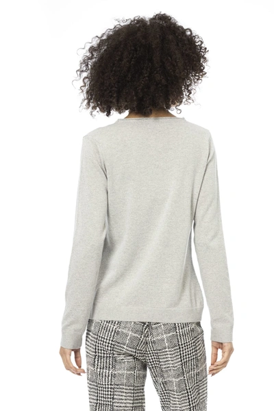 Shop Baldinini Trend Gray Wool Women's Sweater