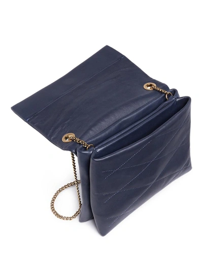 Shop Lanvin 'mini Sugar' Quilted Leather Flap Bag