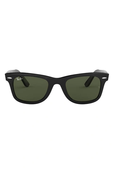 Ray Ban Large Classic Wayfarer 54mm Sunglasses In Black