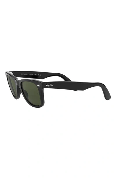 Ray Ban Large Classic Wayfarer 54mm Sunglasses In Black