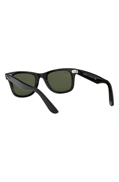 Ray Ban Large Classic Wayfarer 54mm Sunglasses In Black
