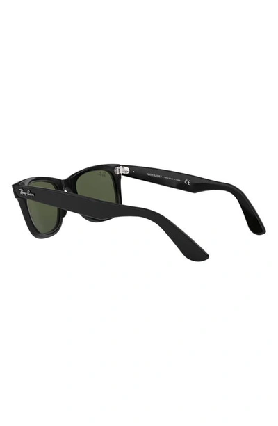 Ray Ban Large Classic Wayfarer 54mm Sunglasses In Black