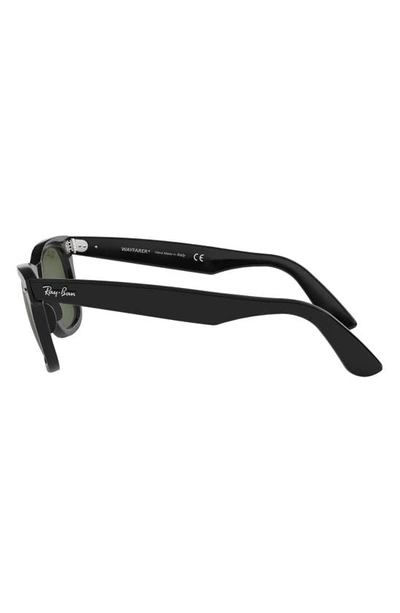 Ray Ban Large Classic Wayfarer 54mm Sunglasses In Black