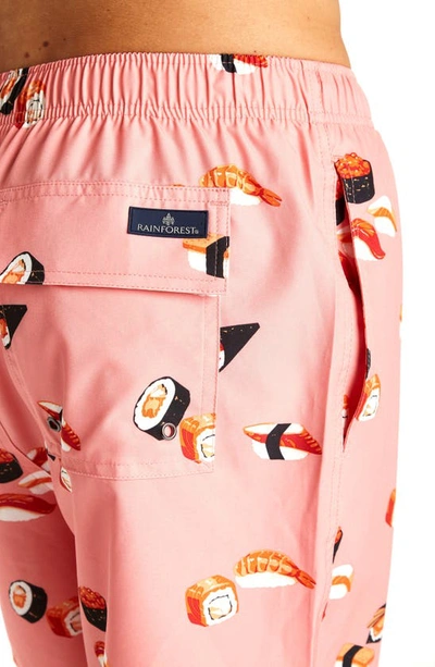 Rainforest Rock & Roll Trunks In Flamingo Pink