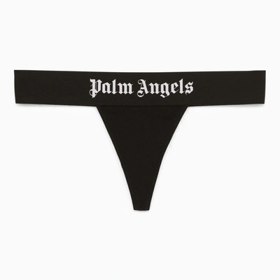 Shop Palm Angels Black Cotton Briefs