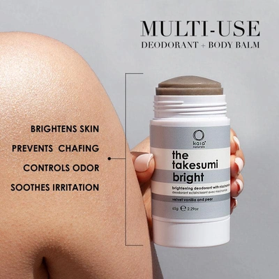 Kaia Naturals Brightening Deodorant + Body Balm With Niacinamide Velvet Vanilla And Pear