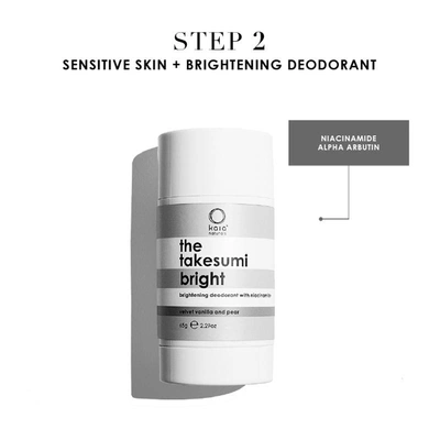 Kaia Naturals Brightening Deodorant + Body Balm With Niacinamide Velvet Vanilla And Pear