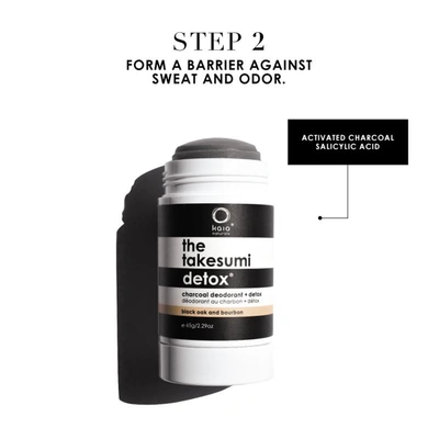 Kaia Naturals Charcoal Deodorant Black Oak & Bourbon