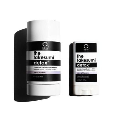 Kaia Naturals Charcoal Deodorant Sakura Blossom