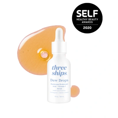 Shop Three Ships Dew Drops Mushroom Hyaluronic Acid + Vitamin C Serum