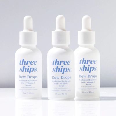 Shop Three Ships Dew Drops Mushroom Hyaluronic Acid + Vitamin C Serum