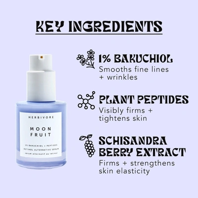 Herbivore Botanicals Moon Fruit 1% Bakuchiol Retinol Alternative Serum